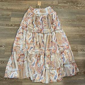 NWT boho maxi skirt Hanna convertible